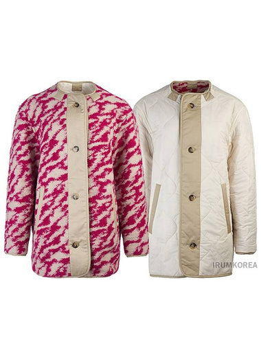 Women's Zebra Single Coat Pink - ISABEL MARANT - BALAAN 1