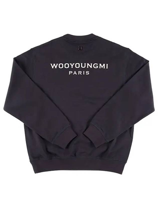 Back logo men s sweatshirt navy - WOOYOUNGMI - BALAAN 6