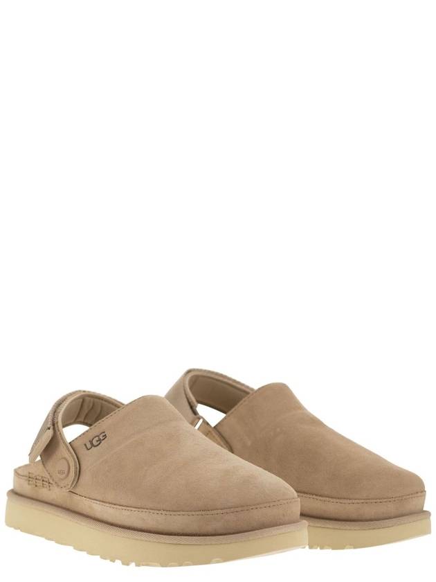 Women's Golden Star Suede Clog Mule Beige - UGG - BALAAN 5