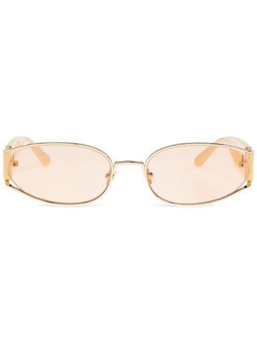 Linda Farrow Sunglasses, Women's, Cream - LINDA FARROW - BALAAN 1