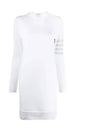 Classic sweater short dress white - THOM BROWNE - BALAAN 3