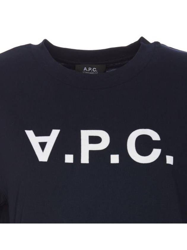 Standard Grand VPC Short Sleeve T-Shirt Navy - A.P.C. - BALAAN 5