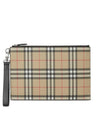 Vintage Check Clutch Bag Beige - BURBERRY - BALAAN 2