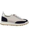 Fine Kid Suede Tech Runner Sneaker Navy - THOM BROWNE - BALAAN 2