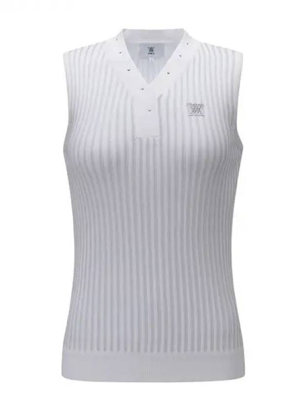 Anew women s bone tissue metal mix tank top AGCMW06WH domestic product GQCY22061600670 - ANEWGOLF - BALAAN 1