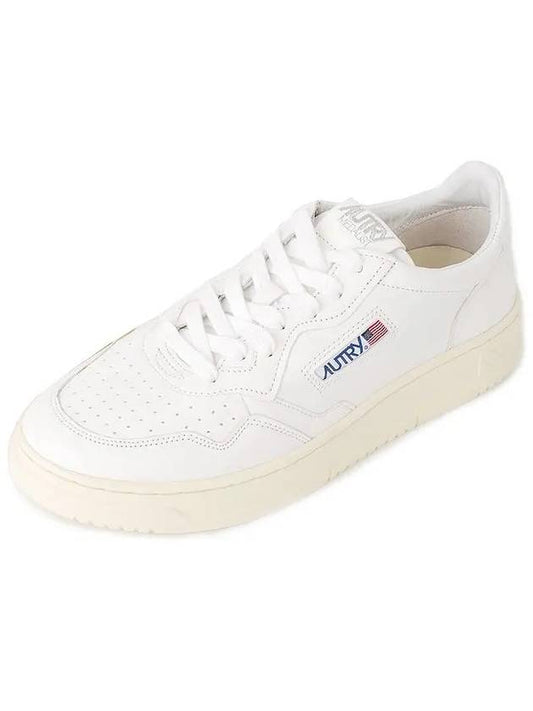 Medalist Goatskin Low Top Sneakers White - AUTRY - BALAAN 2