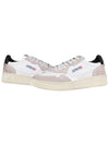 Men's Medalist Mesh Suede Low Top Sneakers White - AUTRY - BALAAN 3