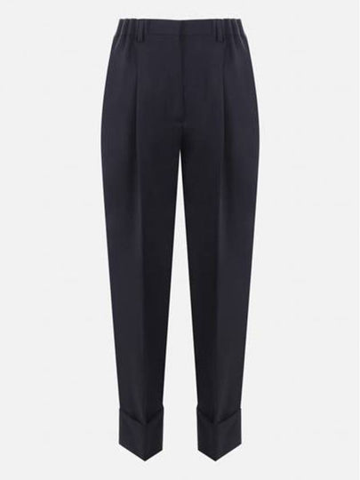 Light mohair straight pants navy - PRADA - BALAAN 2