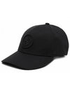 Logo Patch Ball Cap Black - STONE ISLAND - BALAAN 2