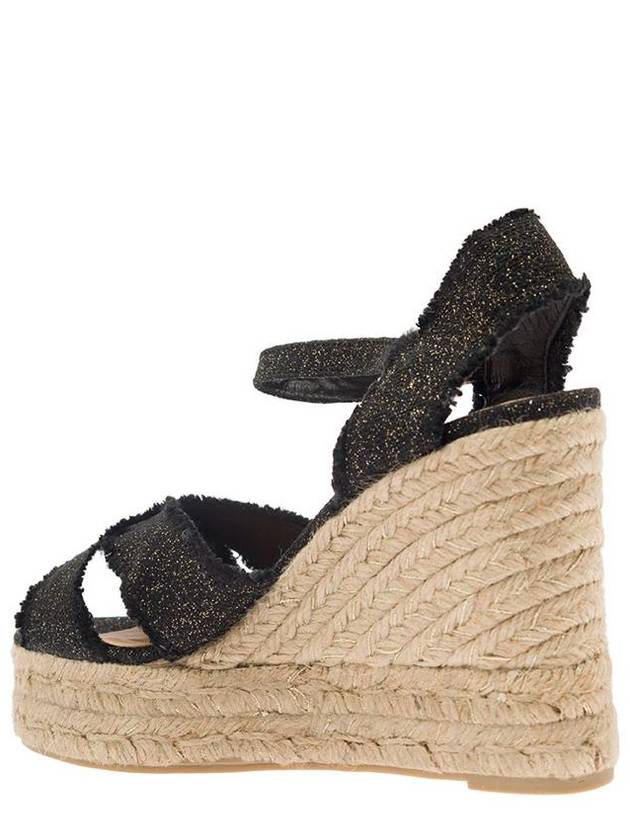 Beige Canvas Wedge Sandals - CASTANER - BALAAN 3