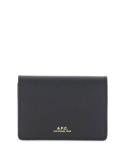 Stefan Horizon Logo Card Wallet Black - A.P.C. - BALAAN 2