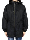 Nylon Lightweight Hooded Jacket Black - BURBERRY - BALAAN 3