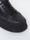 Canvas Platform Low Top Sneakers Black - JIL SANDER - BALAAN 9