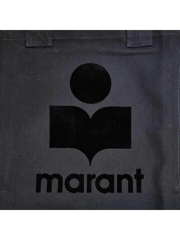 Yenky Logo Tote Bag Black - ISABEL MARANT - BALAAN 5