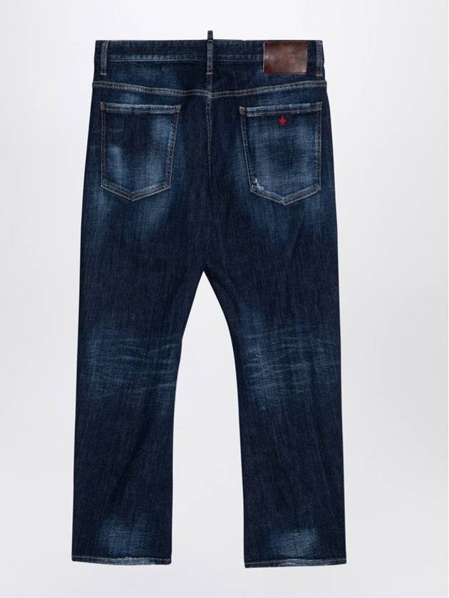 Mid Rise Straight Jeans Navy - DSQUARED2 - BALAAN 3