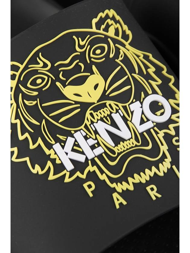 Kenjo Yellow Tiger Black Slippers F865SD104P60 - KENZO - BALAAN 4