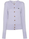 Bea Knit Cardigan Purple - VIVIENNE WESTWOOD - BALAAN 2