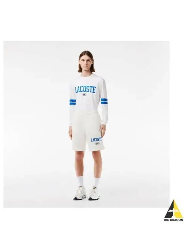 Men s French Terry Shorts OFFWHITE Off White - LACOSTE - BALAAN 1