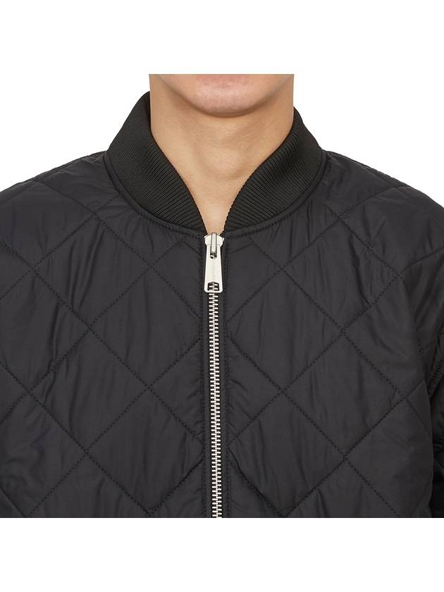 Myton Liner Diamond Quilt Zip-Up Jacket Black - CARHARTT WIP - BALAAN 7