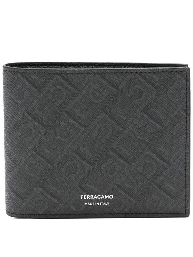 Monogram Half Wallet Nero - SALVATORE FERRAGAMO - BALAAN 2