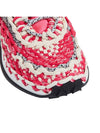 fabric crochet low-top sneakers - VALENTINO - BALAAN.