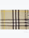 Check Cashmere Scarf Green - BURBERRY - BALAAN 2