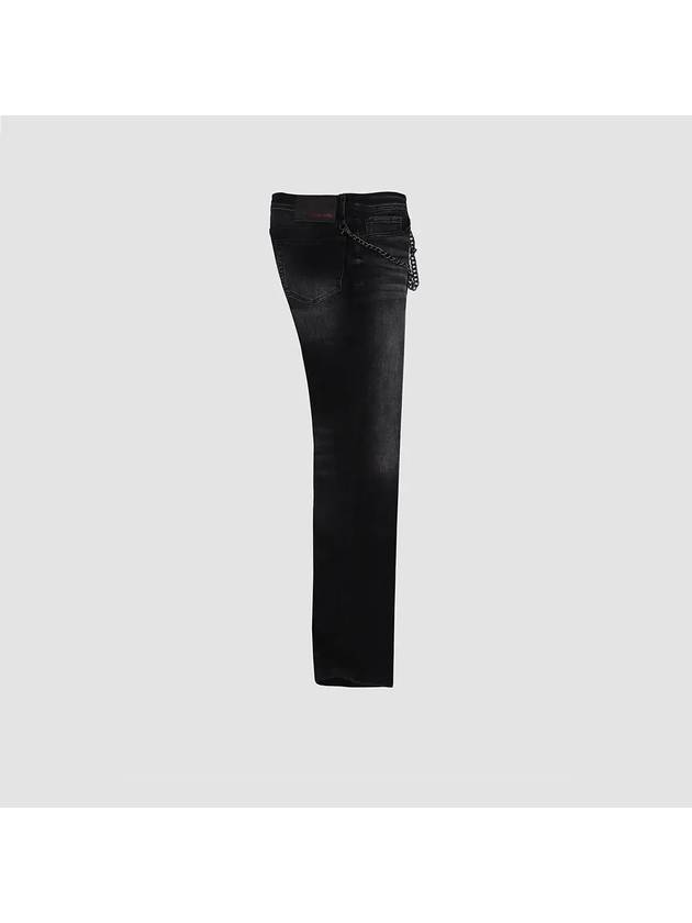 Men's spandex jeans tapered black jeans JN141 - IKALOOOK - BALAAN 2