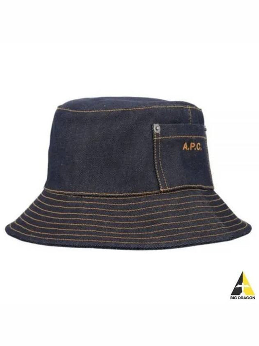 Bob Thais Denim Bucket Hat Indigo - A.P.C. - BALAAN 2
