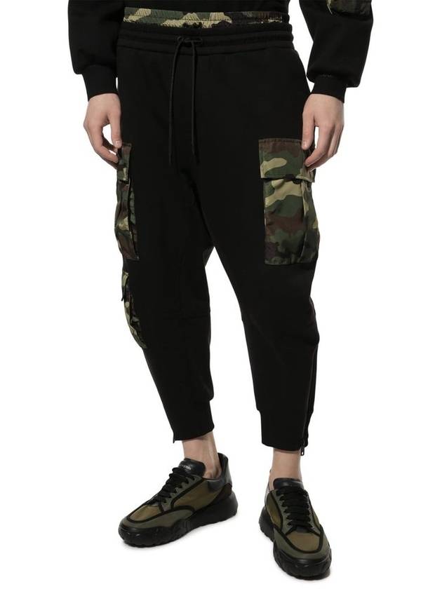 camouflage detail jersey baggy pants - DOLCE&GABBANA - BALAAN 3