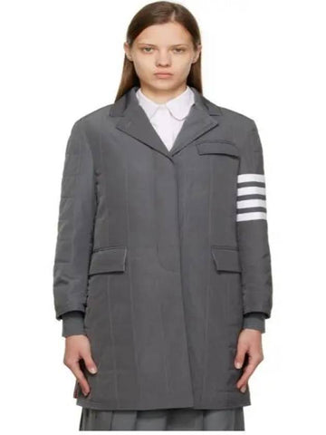 Women s Chesterfield Coat Med Gray FOD078X 07259 - THOM BROWNE - BALAAN 1