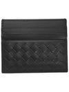 Intrecciato Classic Card Wallet Black - BOTTEGA VENETA - BALAAN 2