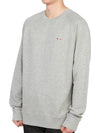 Tricolor Fox Patch Sweatshirt Gray Melange - MAISON KITSUNE - BALAAN 3