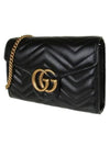 GG Marmont Matelasse Mini Crossbody Bag Black - GUCCI - BALAAN 3