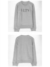 VLTN Sweatshirt Grey - VALENTINO - BALAAN 6