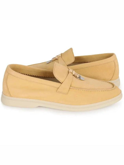 Summer Charms Walk Suede Loafers Morning Sun - LORO PIANA - BALAAN 2