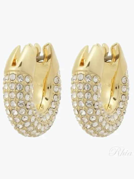 Dextera Hoop Earrings Gold - SWAROVSKI - BALAAN 2