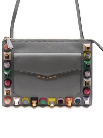 Women s Plexiglass Studded Crossbody Bag 8M0369 9DF F10XS 18S 1214679 - FENDI - BALAAN 1