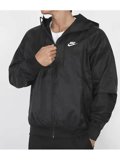 Men's Sportswear Windrunner Woven Windbreaker Black - NIKE - BALAAN 2