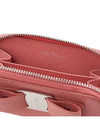 Vara Bow Zipper Card Wallet Coral - SALVATORE FERRAGAMO - BALAAN 10