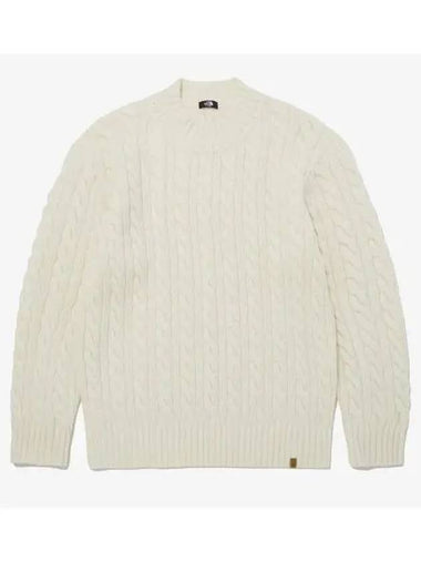 The North Face NT7AP50A Merino Wool Cable Sweater - THE NORTH FACE - BALAAN 1