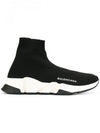 Speed Trainer High Top Sneakers Black - BALENCIAGA - BALAAN 3