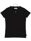 Embroided ORB Peru Short Sleeve T-Shirt Black - VIVIENNE WESTWOOD - BALAAN 3