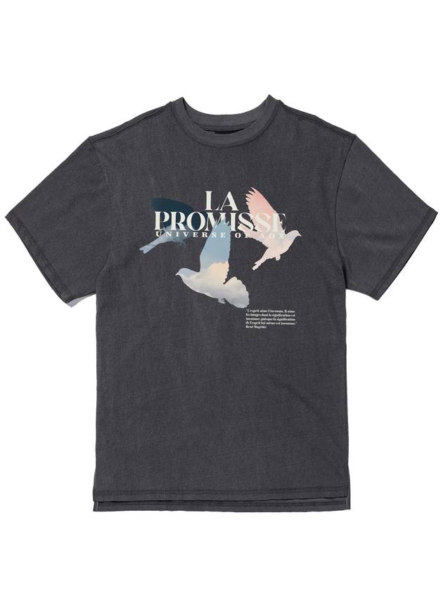 Promise Pigmented T shirt Gray - AOX - BALAAN 2