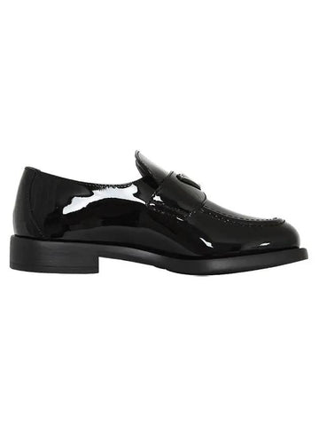 Patent Leather Loafers Black - PRADA - BALAAN 1