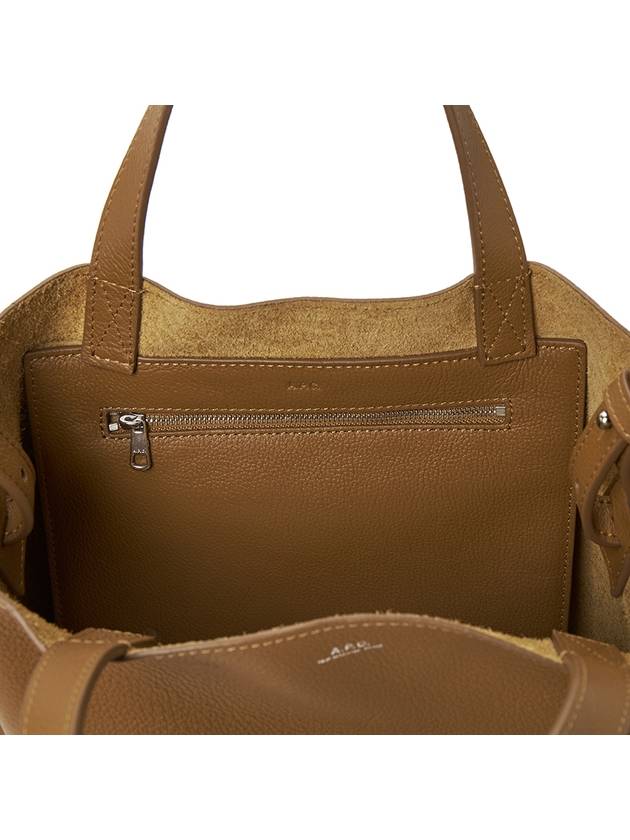 Maiko Medium Tote Bag Brown - A.P.C. - BALAAN 10