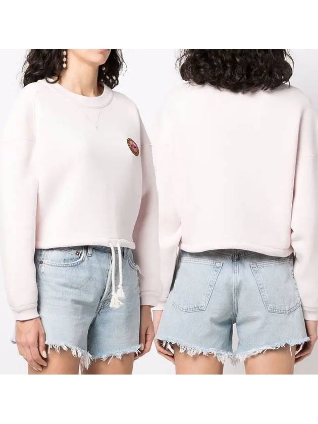 Muzali Logo Patch String Sweatshirt Light Pink - ISABEL MARANT - BALAAN 2