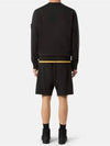 Wappen Patch Garment Dyed Sweatshirt Black - STONE ISLAND - BALAAN 3