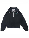 Half Zipper Sweatshirts Black - THE GREEN LAB - BALAAN 5