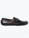 Gancini Ornament Driving Shoes Black - SALVATORE FERRAGAMO - BALAAN 2