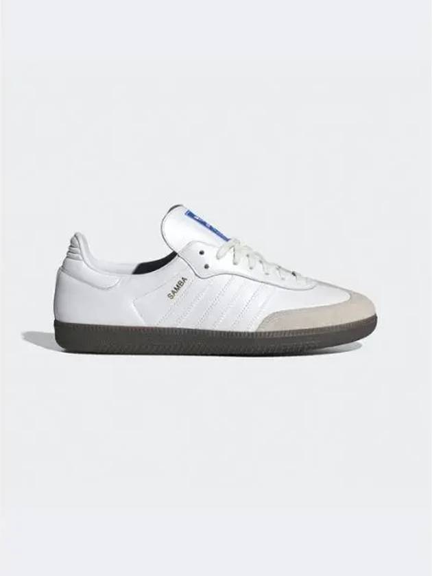 Samba OG Leather Low Top Sneakers Cloud White - ADIDAS - BALAAN 2